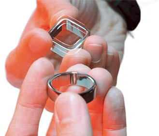 Ambi Ring - Close Up Trick/Magic Trick/Magic Requisiten/Party Trick/Magic Gimmick