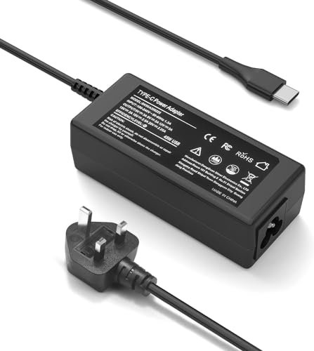 45W USB C Chromebook Charger Replacement HP, Dell, Lenovo, Acer, Asus, Samsung, Google Type C Laptop Charger, Hp Chromebook X360 11 13 14 14A HP Spectre X360 13 Elite X2 Power Cord