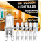 Vinaco G9 Halogen Leuchtmittel 60W, 10er Pack Gluhbirn G9 60W Lange Lebensdauer, Halogen Dimmbar Warmweiß 2800k, Stiftsockellampe 60 Watt Geeignet für Kronleuchter, Kabinettbeleuchtungen