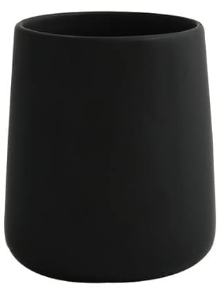 MSV Monie Becher aus Keramik, matt, Schwarz, Black