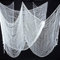 Zueyen 3 Stück Halloween Fensterdeko Gruseliges Tuch, Halloween Gruseliges Baumwolle Gaze Tuch für Halloween Party Outdoor Hof Haus Tisch Fenster Dekoration, Tischtücher, 78.7 x 29.9 Inch(Weiß)