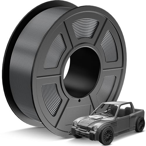 JAYO PETG Filament 1.75mm Grau 1.1KG, PETG Starke Zähigkeit 3D Drucker Filament, Maßgenauigkeit +/- 0.02 mm, 1.1kg Spule(2.4lbs) für die meisten FDM 3D Drucker