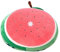Plastimyr - Kinderkissen Wassermelone | Dekoratives Babykissen in kreisrunder Wassermelonenform | Grüne und rosa Farben