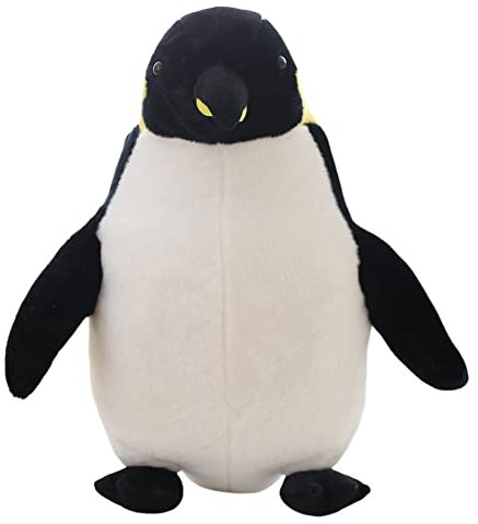 ISAKEN Kuscheltier Pinguin 40cm, Weich Pinguin Stofftier Plüschtier Penguin Stuffed Animal Plüschtierpuppe Pinguin Kuscheltier Tier Kissen Schmusetier Geschenk für Kinder Mädchen Jungen Babys