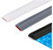 100CM Wet Room Floor Barrier, Bath Dam Seal Trim, Shower Splash Guard Strip, Dam Bathwater Barrier (Black 1m)