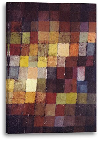 Printed Paintings Leinwandbild (30x40cm) Paul Klee: Alter Klang, Leinwand auf Keilrahmen gespannt und fertig zum Aufhängen, hochwertiger Kunstdruck aus deutscher Produktion