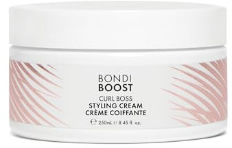 BondiBoost Curl Boss Crème de Coiffage Définissante - Formule Sans Silicone, à Base d'Aloe Vera - Beurre de Karité et Huile d'Argan - Boucles Définies et Sans Frisottis - Végane & Sans Cruauté - 200ml