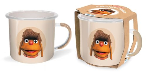 Trötsch Unser Sandmännchen Emailletasse Moppi: Kaffeetasse Teetasse Geschenkidee 300 ml Emaillebecher