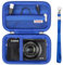 Supmay Hard Travel Case for Canon Powershot G7 X Mark II/ G7 X Mark III Digital Camera, Protective Storage Bag with Zipper Mesh Pocket for Battery Pack, Charging Cable and Other Accessories, Blue