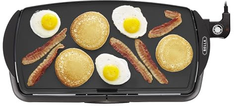 BELLA 17876 Griddle, Aluminium, Black