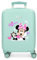 Disney Bagagli Minnie & Figaro - Bagagli per bambini, bambine, il bagaglio a mano a 4 ruote con serratura a combinazione laterale Minnie & Figaro è realizzato in ABS, un materiale rigido e leggero.