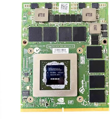Upgraded Computer 4GB MXM Graphics Card K5000M Replacement, for iMac Mid-2011 A1312 27 Inch Desktop PC MC814LL/A MD063LL/A, for NVIDIA Quadro K5000M DDR5 4G GPU Video Board + X Bracket