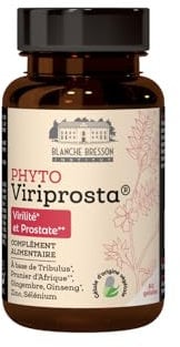 BLANCHE BRESSON - Phyto viriprosta - Virilité et Confort urinaire - Tribulus, ginseng, prunier d’Afrique - 60 gélules - Cure de 30 jours - Fabriqué en France