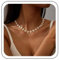 TseenYi Boho Gänseblümchen Blume Choker Halskette Süße Gänseblümchen Halskette Weiß Emaille Blumen Gänseblümchen Halskette Sonnenblume Gänseblümchen Choker Halskette Blume Link Halskette Schmuck
