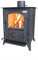 Verso 1 CID Poêle à bois compact 7,5 kW avec porte en fonte – Solution de chauffage efficace et puissante