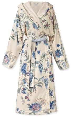 Pip Studio Bademantel Secret Garden Weiß/Blau L