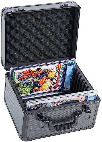 D DACCKIT Graded Comic Storage Box - Premium Comic Book Storage Box Fits 10 CGC Slabs