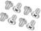 PATIKIL Tornillos de Cabeza Plana Redonda 8 Piezas M8-1.25 x 10Mm Tornillos de Encuadernación de Acero Inoxidable 304 18-8 Rosca Completa Tornillo de Máquina de Accionamiento
