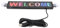 LED Bildlaufschild, 9,06 x 1,97 Zoll Bluetooth App Steuerung LED Schild, Programmierbares LED Autoschild, Tragbare USB LED Anzeigetafel für Auto, Bar, Party, Festival