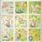 WD&CD 9 Blätter Fenstersticker Ostern Selbstklebend, Fensterdekoration Ostern mit Hasen Ostereier Küken, Fenster Aufkleber Dekorationen Wiederverwendbar für Ostern
