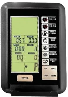 HESHUWEN Bike Computer Stationary Bike Computer Bicycle Speedometer Odometer Bike Speedometer(With Heart Rate)