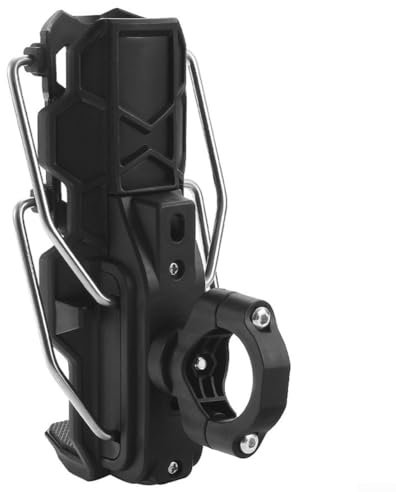 Entgoinggo Verstellbarer Getränkehalter für Motorrad, Spiegel, Sitzständer, abnehmbarer Sicherheitsbügel, Getränkehalter, Getränkeflaschen-Zubehör für Fahrrad-Nachrüstung (Auto-Zahlungen)