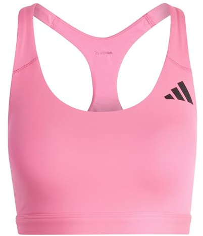 adidas Damen Optime Essentials Workout Medium Support Bra, Lucid pink, M