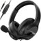 Gaming Headset for Xbox One, PS5, PS4, PC, Sega Game Gear and Other Devices with 3.5mm Audio Jack, plug and play, Gaming Headphones for Nintendo Switch with Clearing Mic, Folding Desig (Black)