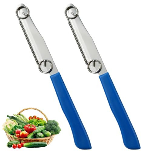 2 Stück Schnellschneidmesser,Giovanni Messer,Zaubermesser,3-in-1 Multifunktionsschäler,Zaubermesser Italien Giovanni,Quick Slicing Knife,Multi-functional Fruit Vegetable Julienne Peeler and Slicer