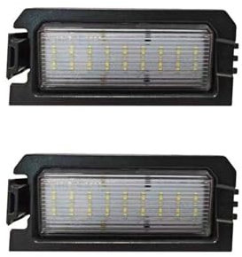2Pcs Car LED Rear License Plate Light Number Plate Lamp White For Hyundai i30 PD 2017- i30 PD PDE 2016- i30 N i30N PD 2017-
