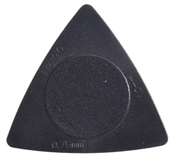 Drfeify Plettri per Chitarra Multi Spessore, Confezione Assortita di Plettri da 0,5 Mm 0,75 Mm 1,0 Mm, per Suonare Il Basso Elettrico Acustico (Black)