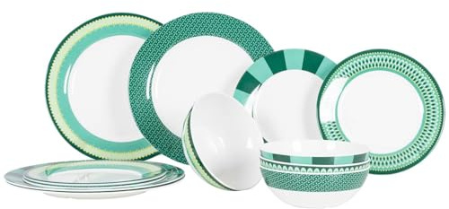 Gimex - Colour Line - Geschirr - Grün - 12-Teilig