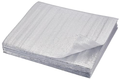 BENECREAT 50 Packung Hitzebeständiges Vlies, 2mm Rechteckiges Thermische Isolierung Vlies EPE Schaumstoff Stoff für DIY Küche Nähen, Topflappen, Ofenhandschuhe, Untersetzer, 40x33.5cm