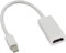 zdyCGTime Adaptador Cable Mini DisplayPort Macho a HDMI Hembra, Adaptador Thunderbolt a HDMI,Compatible con PC, TV, computadora portátil, Monitor, proyector, etc.(Blanco)