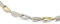 Boccia Collier aus bicolor matt gearbeitetem Reintitan, in der Farbe: Gold/silber, Maße: Breite 5 mm, Länge 45 cm, 08039-02