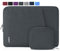 NEWHEY Funda Portatil 15-15,6 Pulgadas Funda para Macbook Air 15,6 Pulgadas Impermeable Funda Ordenador Blandas Antigolpes con Pequeño Caso Gris Oscuro