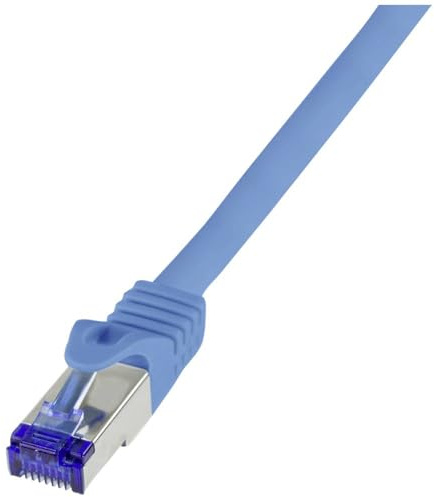 Logilink C6A106S RJ45 CAT 6a S/FTP 15m Blau 1St.