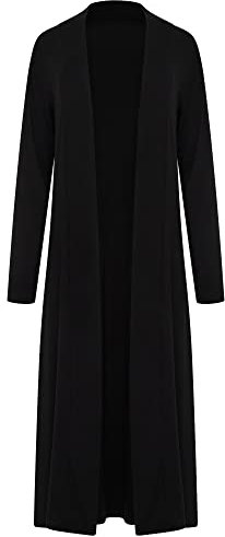Shop & Stop Long Cardigan (20-22, Black)