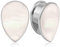 Vankula Ohr Tunnel 1 Paar Flesh Plugs Tropfen Muschel Edelstahl für männer damen Ohrpiercing Gestreckte Schmuck 16mm(5/8) Silber