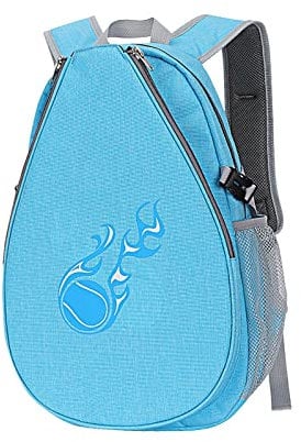 rockible Tennistasche Tennisrucksack für Damen Und Herren für Tennisschläger, Pickleball Paddel, Badmintonschläger, Squashschläger, Bälle Und Anderes Zubehör, Blau