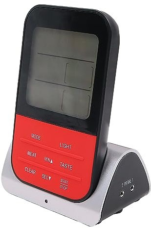 Tiardey Kabelloses Grillthermometer, Bratenthermometer mit Magnetfu?, Temperaturalarm, Timer, Alarm für Ofen, Grill, Camping, Grillzubeh?r