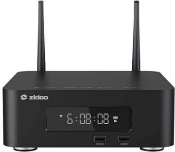 Zidoo Z20 Pro 4K UHD Multimedia Player Chip RTD1619BPD WiFi Bluetooth Android 11