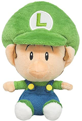 Nintendo Together+ – Plüschtier Super Mario All Star Collection A53 – Baby Luigi, 16 cm