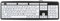 Septpenta Clavier D'Ordinateur À Gros Caractères, 104 Touches Standard, Clavier pour Malvoyants, Boutons Noir et Blanc À Contraste Élevé, Interface USB pour Les Personnes Âgées Ou Malvoyantes(Noir)