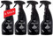 Hagerty Set 4x Crystal Clean Kristallreiniger Spray 500 ml I Effektives Kronleuchter Reinigungsmittel I Reinigungs-Spray zur mühelosen Reinigung und Pflege von Leuchtern aus Kristall Glas und Metall