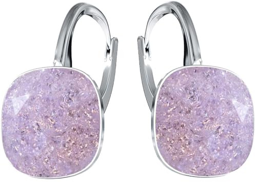 Silberne Ohrringe Exklusive Markenkristall Designs - Hochwertige Silber 925 Ohrhänger für Damen in verschiedenen Shades und Farben