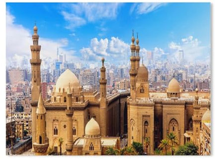 Karton Jigsaw Puzzle 1000 Stück，Moschee und Madrasa von Sultan Hasan in Kairo, Ägypten，Erwachsene Kinder Spielzeug Dekompressionsspiel（38x26cm-440