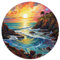 1000-teiliges Puzzle, Cornwall Coast-Runde Puzzles, für Erwachsene und Kinder, Papppuzzles, schwierig und herausfordernd. Größe: 67,5 x 67,5 cm