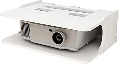 Xumh2024-3 Beamer Halterung Projektor-Montageständer, schwebende Regale, Wandregale for Büro, Zuhause, Länge 18,9 Zoll, Holz-Kunststoff-Platte Projektor Halterung