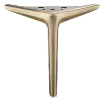 ETOPARS Furniture Legs Metal Triangle Feet Replacement for Cabinet Dresser Sofa Chair Workbench,Pack of 2(Bronze,20cm)